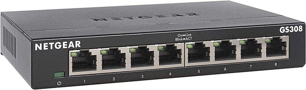 NETGEAR 8 Port Gigabit Network Switch (GS308)