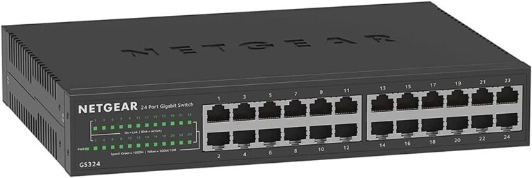 NETGEAR GS324 24-Port Gigabit Ethernet Unmanaged Switch